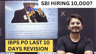 SBI hiring 10000 News Reality  IBPS PO Last Plan🔥 RRB Clerk Mains Safe Attempts amp [upl. by Julienne]