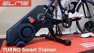 ELITE Turno Smart Fluid Trainer Unboxing Build Ride Details [upl. by Yeliak855]