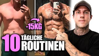 10 tägliche Fettverlust ROUTINEN mit denen ich 15 KG abgenommen habe [upl. by Grekin920]