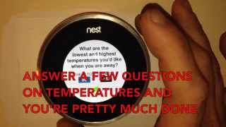 HVAC Controls the NEST Thermostat Video [upl. by Laspisa]