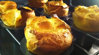 Popovers Recipe • Foolproof Light Buttery amp Fluffy Pastry  Episode 114 [upl. by Lledniw]