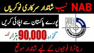 NAB Jobs 2024 Online Apply  Jobs in Islamabad  Govt Job Vacancy  Retired Army Person Jobs 2024 [upl. by Rosemare534]