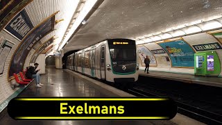 Metro Station Exelmans  Paris 🇫🇷  Walkthrough 🚶 [upl. by Dorca574]