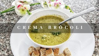 RECETA CREMA DE BROCOLI SALUDABLE  Ticky Gomezal [upl. by Dugan]