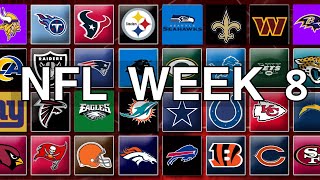 NFL Football Week 8 Picks amp Predictions 2024 [upl. by Suidualc]