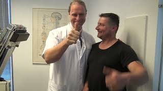 Chiropractie Behandeling Stratenmaker Arie uit Katwijk  chiropractor rotterdam [upl. by Oeht]