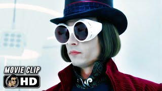 Willy Wonka Tour Scene  CHARLIE AND THE CHOCOLATE FACTORY 2005 Johnny Depp Movie CLIP HD [upl. by Aihsal602]