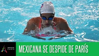 Mexicana Celia Pulido queda eliminada en natación [upl. by Naitsirk]