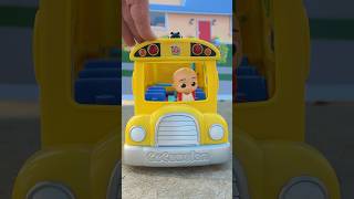 Baby JJ is ready to ride the bus to school Toy Pretend Play cocomelon toys [upl. by Bray722]