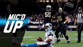 Panthers vs Saints Micd Up quotI Knew You Werent Going for itquot NFC Wild Card  NFL Sound FX [upl. by Aikemet]