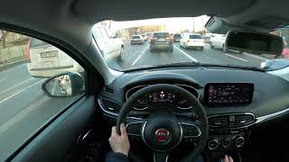 2021 Fiat Tipo Cross 10 T3 100HP POV Test Drive 11 [upl. by Holbrooke]