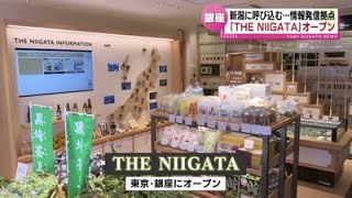 【新潟の魅力が詰まった】県の新アンテナショップ「THE NIIGATA」 東京・銀座にオープン 初日から多くの人 《新潟》 [upl. by Griffis338]