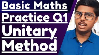 Unitary Method  Practice Question 1 [upl. by Ttihw]