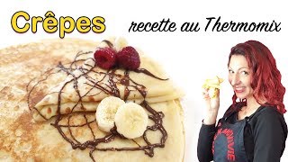 CREPES recette au THERMOMIX [upl. by Yllen]