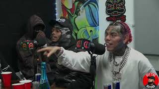 6ix9ine freestyle on interview MUST WACTH [upl. by Lihas]