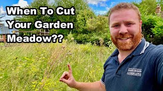 When To Cut amp HOW To Manage The WILDFLOWER MEADOW In YOUR GARDEN [upl. by Eceinaj228]