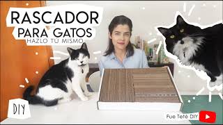 Como hacer un rascador para gatos fácil DIY  Hazlo tú mismo [upl. by Leamaj]