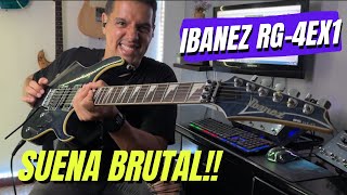 IBANEZ RG 4EX1 l Una guitarra muy Buena Con grandisimo SONIDO [upl. by Yelsehc]