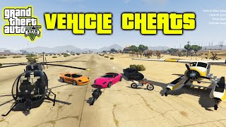 GTA 5  VEHICLES CHEAT CODES 2024 [upl. by Fagin972]