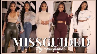 HUGE FALL MISSGUIDED HAUL  TRYING SEAN JOHN X MISSGUIDED COLLECTION [upl. by Krystyna158]