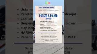 info loker PT Husnan putra mandiri bagian operator [upl. by Willyt]