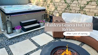 Caldera Geneva Hot Tub Review After 1 year of owning [upl. by Iblok167]