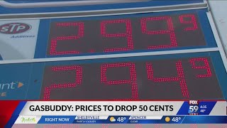 New GasBuddy report predicts 50 cent price drop in national average in 2023 [upl. by Leong]