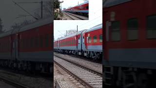 FIRST LHB RUN 11057 CSMT Amritsar Express Entering Amritsar with NEW LHB COACHES shorts [upl. by Seiter835]