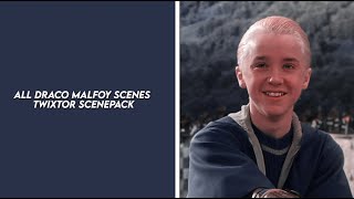 ALL Draco Malfoy scenes twixtor scenepack [upl. by Ajak]