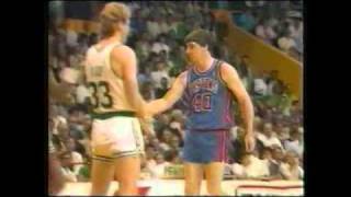 Larry Bird refuses to shake Bill Laimbeers hand [upl. by Hoopen]