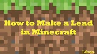 How to Make a Lead in Minecraft [upl. by Ialda224]