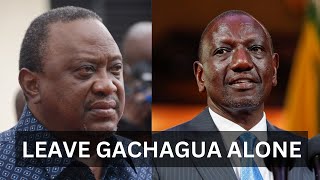 Uhuru Kenyatta responds to Gachaguas impeachment with a message for Ruto [upl. by Peltier267]