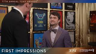 Daniel Radcliffe  2024 Tony Awards First Impressions [upl. by Gordon]