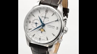 Union Belisar Chronograph Mondphase Ref D0094251601700 FM10701 [upl. by Evalyn7]