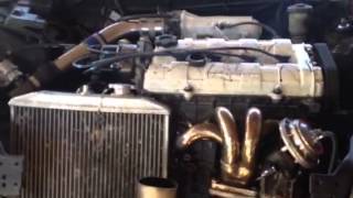 Turbo Dohc Zc first start up after complete rebuild [upl. by Balcer]