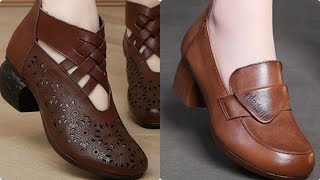 2025 GENUINE LEATHER OFFICE LOOK DESIGNER SANDALS SHOES FOR LADIES [upl. by Thor]