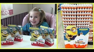 Minions Kinder Überraschungseier  ÜEier Unboxing  Surprise Eggs [upl. by Karney]