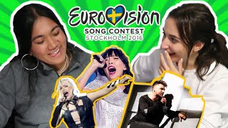 Canadians React to EUROVISION 2016 Australia Russia France amp MORE [upl. by Eldoree574]