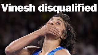 Vinesh Phogat stripped of medal after failing weighin in Paris Olympics hospitalised in Paris [upl. by Cleopatre]