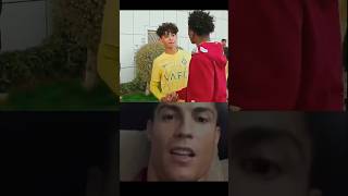 Ronaldo reaction to his son 🤣🤣football ronaldo funny humor ishowspeed1v1 memes shorts [upl. by Trawets]