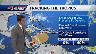 Tropics update NHC watching Caribbean for development soon [upl. by Oloapnaig]