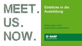 BASF Ausbildung Elektronikerin für Automatisierungstechnik [upl. by Anabelle]