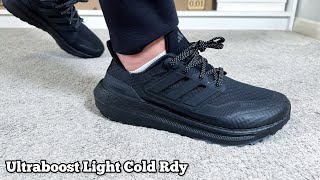 Adidas Ultraboost Light Cold Rdy Reviewamp On foot [upl. by Nakhsa]