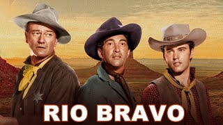 Rio Bravo 1959 Movie  John Wayne Dean Martin Ricky Nelson Angie Dickinson  Review and Facts [upl. by Nnylarac]