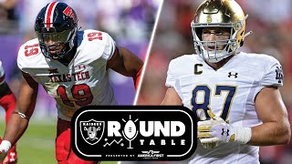 Analyzing the Raiders Selections From the 2023 NFL Draft  Raiders Roundtable  NFL [upl. by Animlehliw]