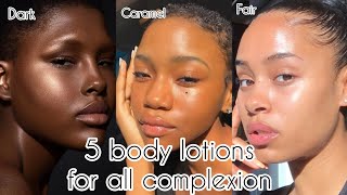 5 Best body lotions that would maintain your complexion  fair caramel and dark skin [upl. by Anabella]