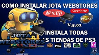 NUEVA ACTUALIZACION DE LA JOTA WEB STORES 502 [upl. by Biebel394]