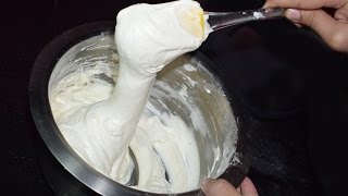 How to make Whipped Cream Frosting  Homemade Whipped Cream Recipe [upl. by Ocisnarf599]