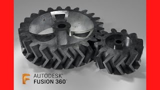 Engranajes HELICOIDALES FUSION 360😉 [upl. by Ludmilla]