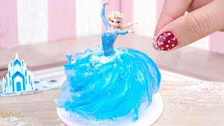 💗 Amazing Miniature ELSA Rice Paper Cake Decorating  Perfect 1000 Miniature Ideas Cake [upl. by Nisa]